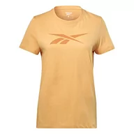 Koszulki i topy damskie - Reebok Damska koszulka z grafiką, fioletowy, L, Fioletowy, M - miniaturka - grafika 1
