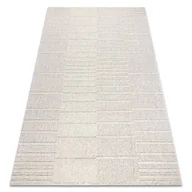 Dywany - Dywan FLUX 461.3.AE121 wełniany OSTA - Geometryczny, strukturalny, loftowy beż / szary 120x170 cm - miniaturka - grafika 1