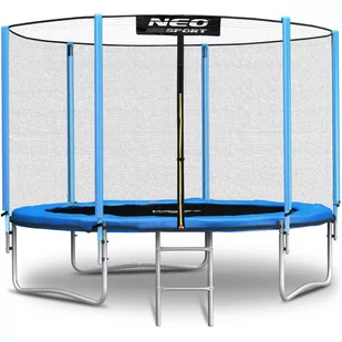 Trampolina ogrodowa Neo-Sport NS-08Z181 z siatką zewnętrzną i drabinką 8ft/252cm - Trampoliny - miniaturka - grafika 1