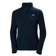 Bluzy sportowe damskie - Helly Hansen Daybreaker 1/2 zip, bluza polarowa, damska, granatowy - miniaturka - grafika 1