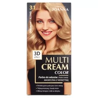 Farby do włosów i szampony koloryzujące - Joanna Multi Cream 3D 31 Piaskowy Blond - miniaturka - grafika 1