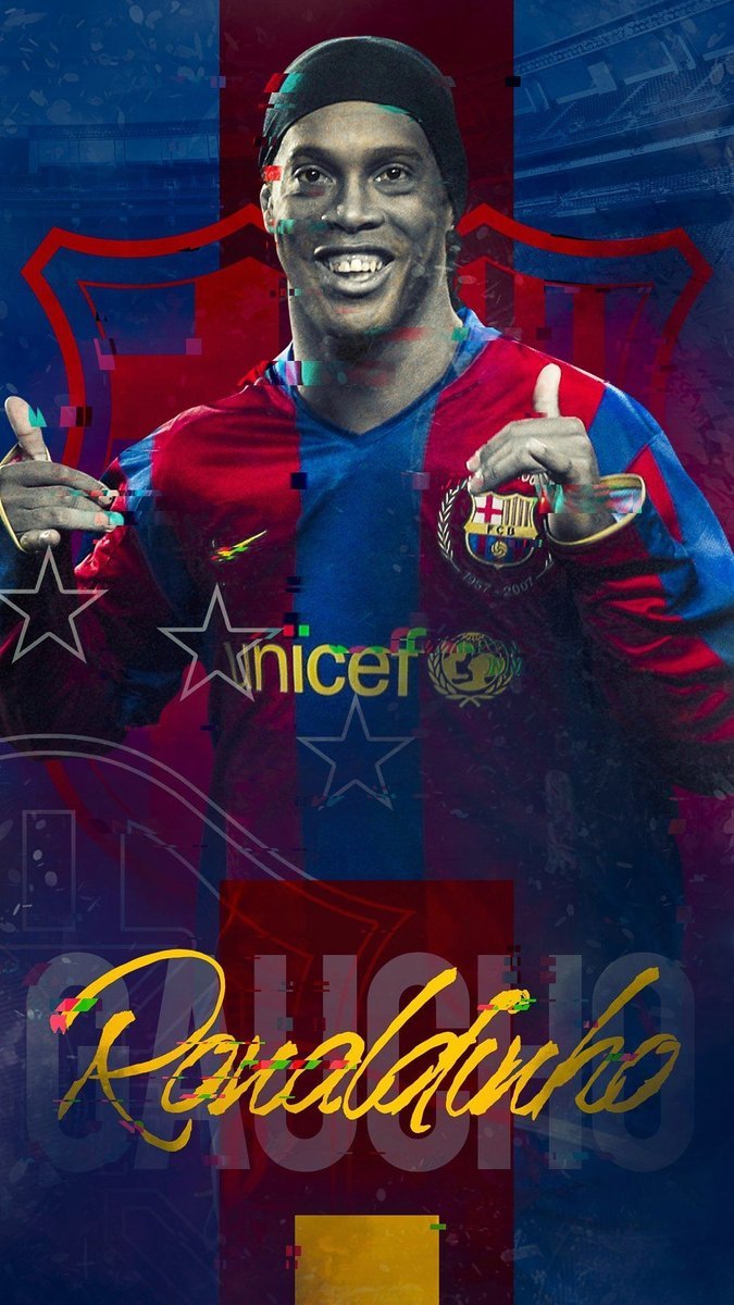 PODKŁADKA POD MYSZ Nadruk 22x18 cm Ronaldinho Gaucho Fc Barcelona Prezent
