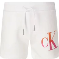 Spodnie i spodenki dla dziewczynek - CALVIN KLEIN JEANS Szorty | Regular Fit - miniaturka - grafika 1