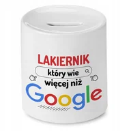 Skarbonki - Skarbonka Dla Lakiernika na Urodziny na Prezent z Nadrukiem ze Zdjęciem + Opakowanie na prezent (wzór 04) - miniaturka - grafika 1