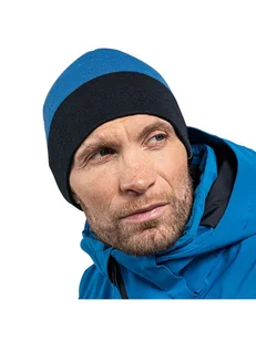 Schöffel Czapka w kolorze niebiesko-czarnym - Czapki damskie - miniaturka - grafika 1