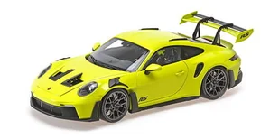 Porsche 911 (992) Gt3Rs 2023 Acid Green Black Wheels Minichamps 110062028 - Samochody i pojazdy dla dzieci - miniaturka - grafika 1