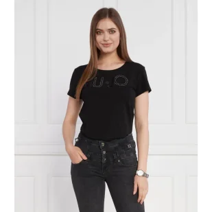 Liu Jo Sport T-shirt | Regular Fit - Koszulki i topy damskie - miniaturka - grafika 1