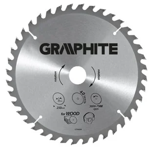 Graphite Tarcza do cięcia 55H603 160 x 30 mm do pilarki widiowa - Tarcze do pił - miniaturka - grafika 1