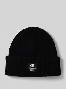 Czapka beanie z naszywką z logo - Czapki męskie - miniaturka - grafika 1