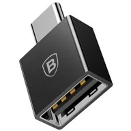 Złącza, przejściówki, adaptery - Baseus Adapter Usb do Usb-c 2,4A Czarny - miniaturka - grafika 1