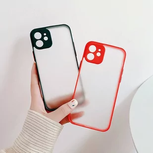 Milky Case silikonowe elastyczne półprzezroczyste etui do Samsung Galaxy A72 4G czarny - Etui i futerały do telefonów - miniaturka - grafika 3
