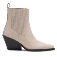 Botki damskie - Botki Badura COIMBRA-110432 Biały - miniaturka - grafika 1