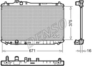 DENSO Chłodnica, układ chłodzenia silnika DRM40037 - Chłodnice - miniaturka - grafika 1