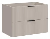 Szafki łazienkowe - Kaszmirowa szafka pod umywalkę 80 cm Adel Cashmere 82-80-2S z szufladami - miniaturka - grafika 1