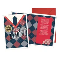 Kartki okolicznościowe i zaproszenia - Kukartka Karnet PR-536 DBD Dziadek - miniaturka - grafika 1