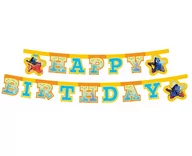 Urodziny dziecka - Procos Baner "Finding Dory - Happy Birthday", niebiesko-pomarańczowy, 2 m - miniaturka - grafika 1
