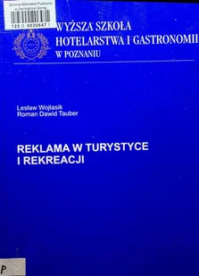 Reklama w turystyce i rekreacji - Książki o kulturze i sztuce - miniaturka - grafika 1