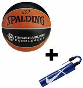 Koszykówka - Spalding Piłka do kosza TF-1000 Legacy Euroleague + Pompka Nike - miniaturka - grafika 1