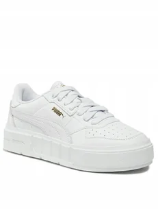 B3B201 Białe Sneakersy 'cali Court Lth Wns' Puma 40.5 - Sneakersy damskie - miniaturka - grafika 1