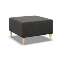 Pufy i podnóżki - Pufa, podnóżek, Blank Mikrofaza, 71x71x40 cm, szary - miniaturka - grafika 1