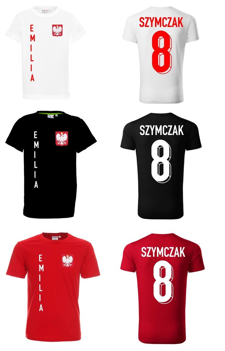 Koszulka POLSKA Emilia SZYMCZAK 8 jr