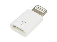 Złącza, przejściówki, adaptery - Adapter micro Usb gniazdo - iPhone 5 / 6 wtyk - miniaturka - grafika 1