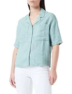 Bluzki damskie - s.Oliver Bluzka damska bez rękawów, turkusowa, 48 - miniaturka - grafika 1