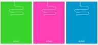 Zeszyty szkolne - Herlitz Zeszyt A5/60K linia Color Blocking (5szt) - - miniaturka - grafika 1