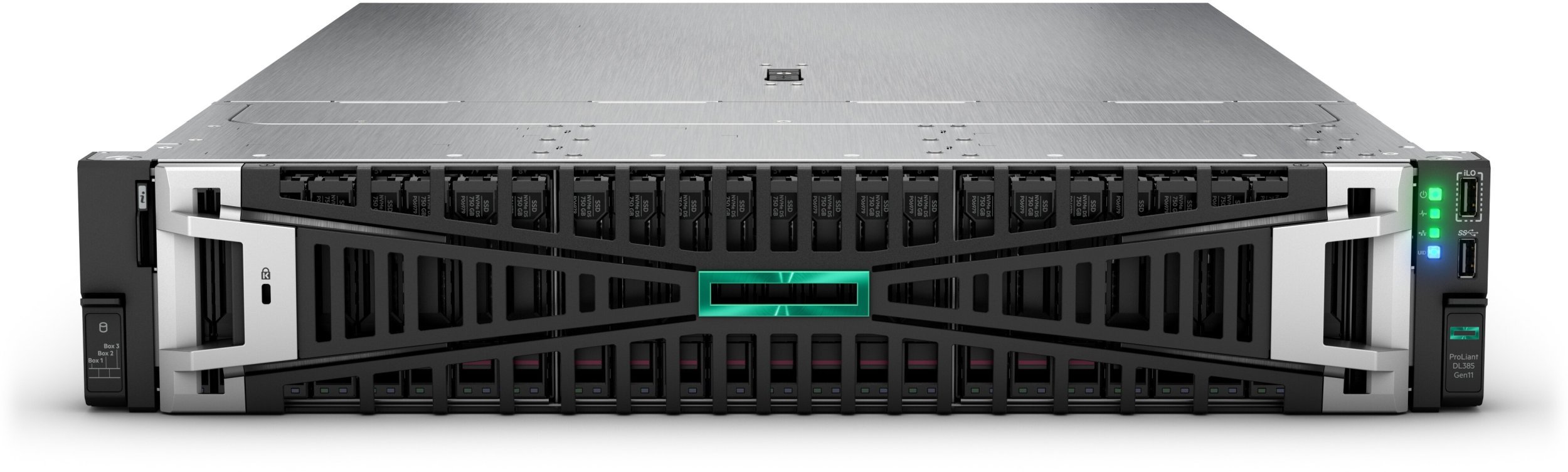 Serwer HP HPE SC ProLiant DL385 Gen11 9115 2.6GHz 16c 1P 2x32GB-R 8SFF MR408i-o NC BCM57416 2x1000W PS EU Server P94952-425