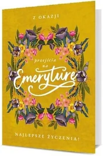 Karnet B6 Emerytura - artykuł papierniczy - Kartki okolicznościowe i zaproszenia - miniaturka - grafika 1