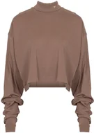 Bluzki damskie - REEBOK - BLUZKA Z DŁUGIM RĘKAWEM DAMSKA CL WDE COTTON LONGSLEEVE HT7861-XL - miniaturka - grafika 1