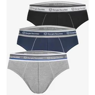 Majtki męskie - Slipy męskie bawełniane (3pak) w sportowym stylu 9001 Sergio Tacchini - miniaturka - grafika 1