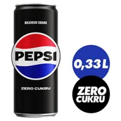 Napoje gazowane - Pepsi MAX 0,33L CAN - miniaturka - grafika 1