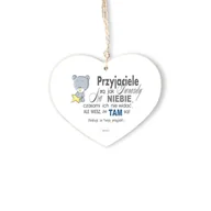 Dekoracje domu - Zawieszka Serce 03 - Przyjaciele są jak gwiazdy - S/03/260 - miniaturka - grafika 1