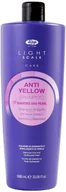Szampony do włosów - Lisap Light Scale Anti-Yellow, szampon neutralizujący żółte odcienie włosów 1000ml - miniaturka - grafika 1
