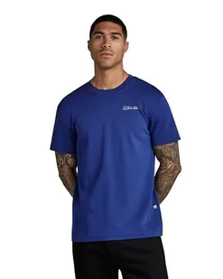 G-STAR RAW Męski T-Shirt Multi Gr. R T, Niebieski (Ballpen Blue D23897-c812-1822), M - Koszulki męskie - miniaturka - grafika 1