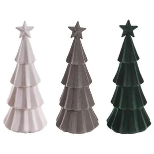 Figurka flokowana Choinka 19 cm - Ozdoby bożonarodzeniowe - miniaturka - grafika 1