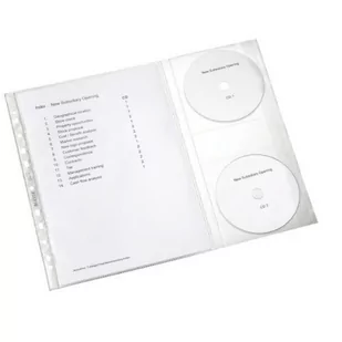 Leitz Koszulki na dokumenty i płyty A4 - Pudełka i akcesoria na płyty CD - miniaturka - grafika 1