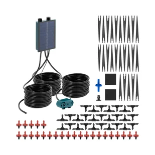 hillvert Solarny system nawadniania 50 kroplowników wąż 10 m - Inne akcesoria do nawadniania - miniaturka - grafika 1