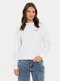 Guess Jeans Bluza W4YQ07 KC811 Biały Regular Fit - Bluzy damskie - miniaturka - grafika 1