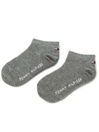 Skarpetki dla dzieci - Tommy Hilfiger Zestaw 2 par niskich skarpet dziecięcych 301390 Szary - miniaturka - grafika 1