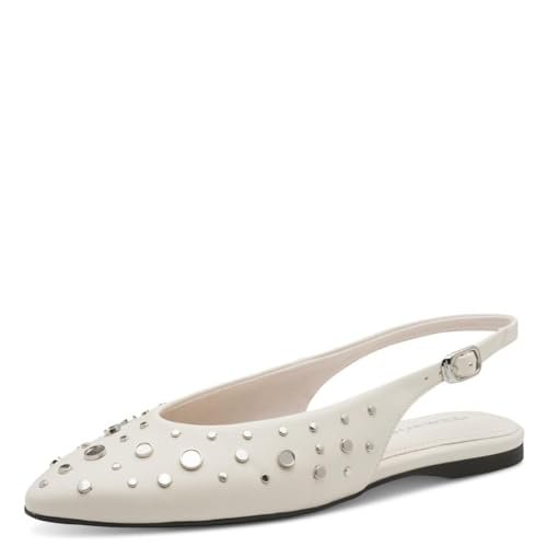 Tamaris Damskie czółenka Sling 1-29408-46, Offwhite, 37 EU
