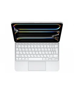 APPLE Magic Keyboard for iPad Pro 11inch M4 - Russian - White MWR03RS/A - Akcesoria do tabletów i e-booków - miniaturka - grafika 1