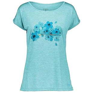 CMP T-shirt damski turkusowy Ocean Mel. D46 - Koszulki i topy damskie - miniaturka - grafika 1