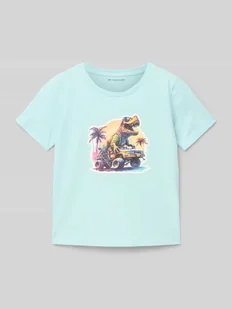 T-shirt o kroju regular fit z czystej bawełny - Koszulki dla chłopców - miniaturka - grafika 1
