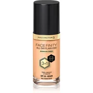 Podkłady do twarzy - Max Factor, Facefinity All Day Flawless, Trwały Podkład Spf 20 Odcień 62 Warm Beige, 30ml - miniaturka - grafika 1