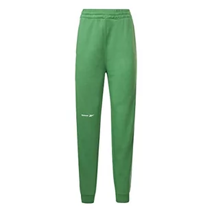 Reebok Damskie spodnie dresowe Id Energy French Terry, Glen Green, S - Spodnie rowerowe - miniaturka - grafika 1