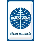 Tablice i flipcharty - 22310 Plakat 20x30 Pan Am -Travel Logo W - miniaturka - grafika 1