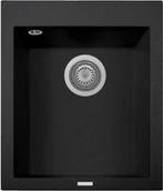 Zlewozmywaki - Zlew PLADOS ONE 4110 CZARNY METAL (black metalik 44) (ON411044) - miniaturka - grafika 1