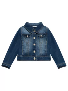 Kurtki i płaszcze dla chłopców - Name it Kurtka jeansowa 13141427 Niebieski Regular Fit - grafika 1